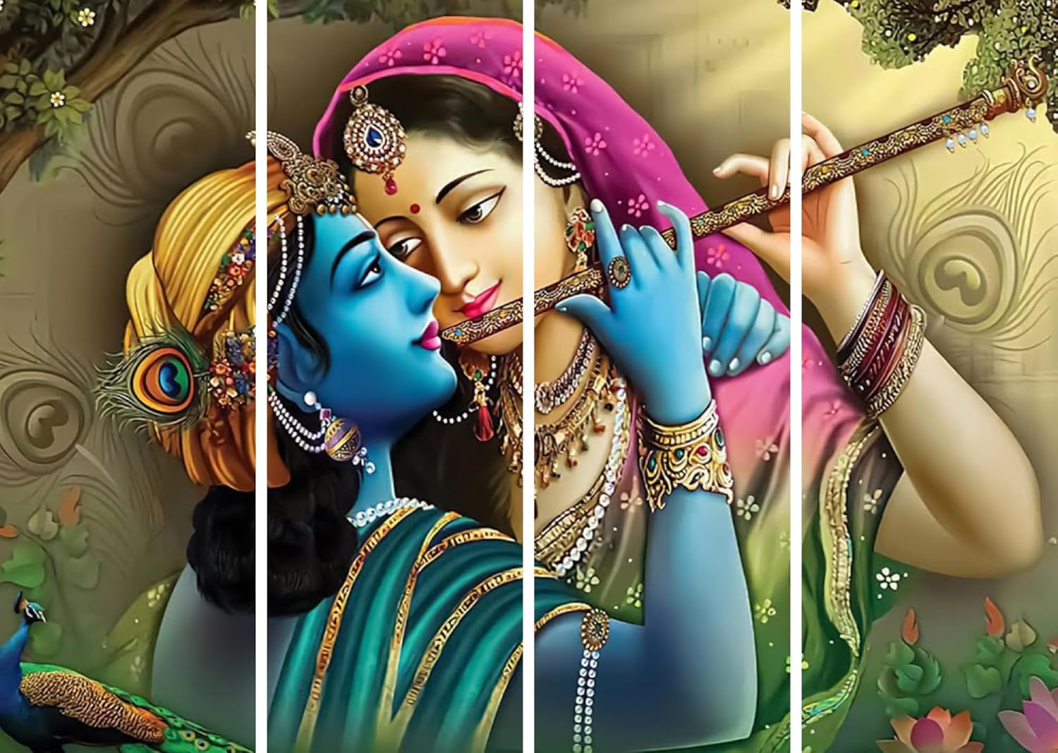inep-b0cgjhxrfx-side-angle-highlighting-the-slim-frames-of-the-krishna-credible-divine-love-wall-art-quartet..jpg